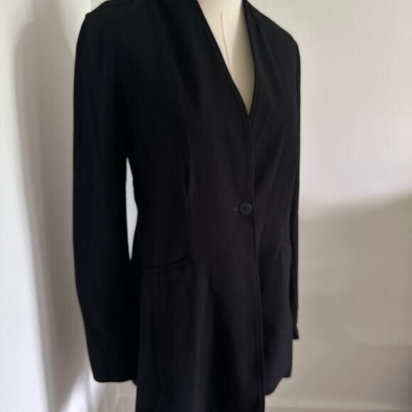 Eileen Fisher Black Stretch Knit Blazer - XS - Picture 1 of 5